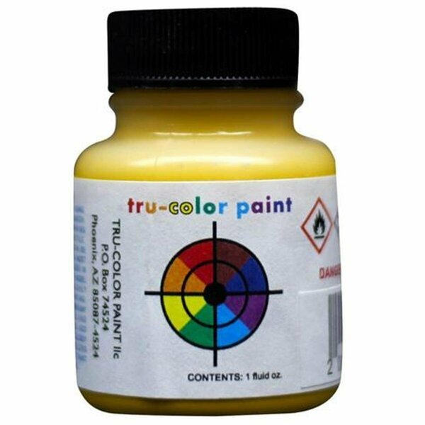 1 oz Via Rail Yellow Railroad Color Acrylic Paint, Tru-Color Paint, Mfr#: TCP096
