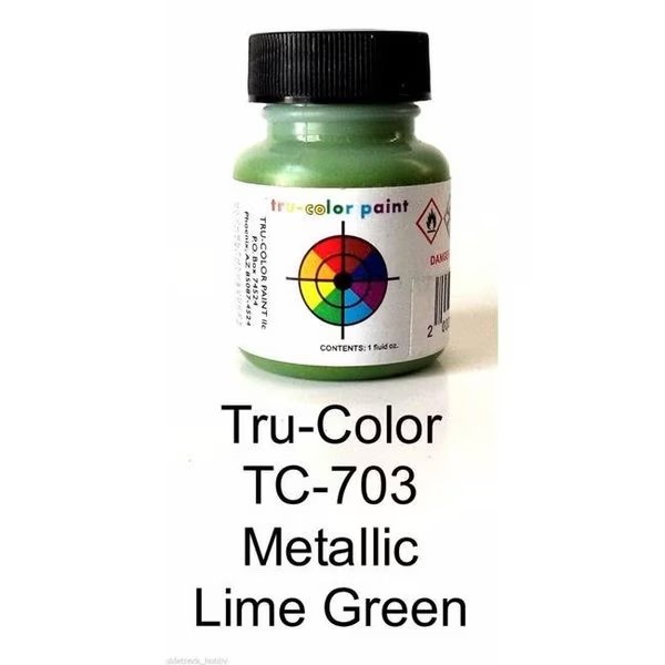 Tru-Color Paint TCP703 Metallic Lime Green Paint, Tru-Color Paint, Mfr#: TCP703