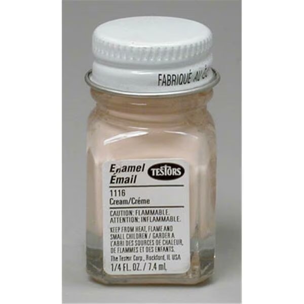 Gloss Cream Paint Supplies, Testors, Mfr#: TES1116TT