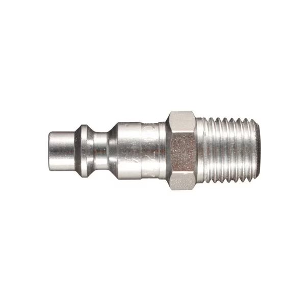 727BK M Style Quick Coupler - 0.25 in. Male Plug, Lighthouse, Mfr#: LI326468
