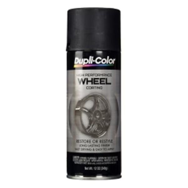 Krylon HWP104 11 oz Dupli Color High Performance Wheel Paint; Black, Krylon, Mfr#: DUPHWP104