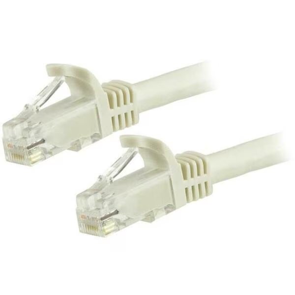 6 ft. White Cat6 with Snagless Ethernet Cable, Ezgeneration, Mfr#: EZ331336