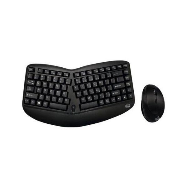 Tru-Form Media Wireless Keyboard and Optical Mouse - Black, Upgrade, Mfr#: UP332489