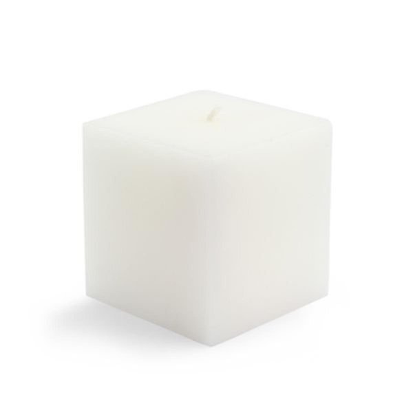 Jeco CPZ-125 3 x 3 in. Square Pillar Candles; White, Jeco, Mfr#: CPZ-125