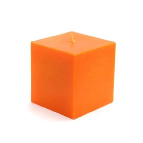 Jeco CPZ-128 3 x 3 in. Square Pillar Candles; Orange, Jeco, Mfr#: CPZ-128