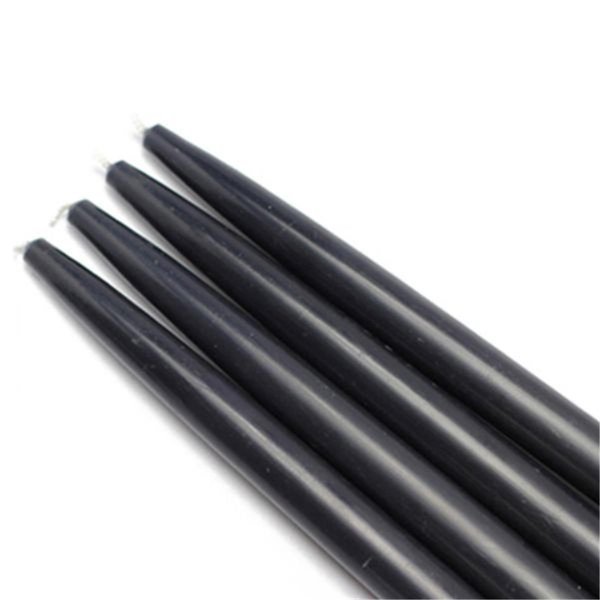 Jeco CEZ-040-12 10 in. Taper Candles; Black - 144 Piece, Jeco, Mfr#: CEZ-040_12