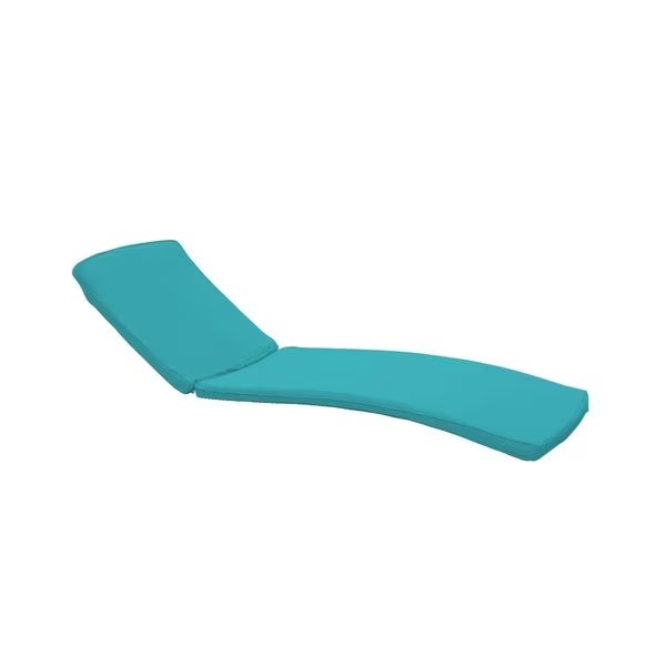 Chaise Lounger Cushion, Turquoise, Jeco, Mfr#: CL1-FS032