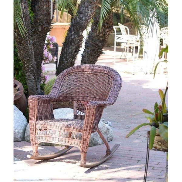Rocker Wicker Chair, Honey, Jeco, Mfr#: W00205R-C