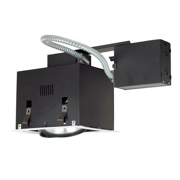 One - Light Double Gimbal Recessed Fixture Line Voltage, Jescolighting, Mfr#: MGRP38-1WB