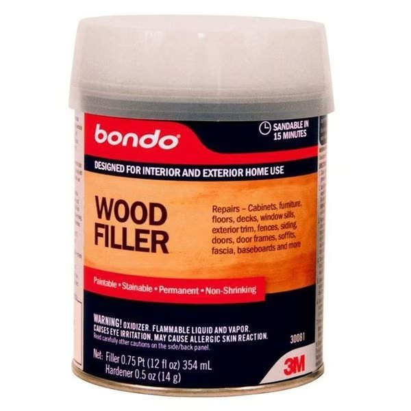 Bondo 30081 12 oz Wood Filler, Bondo, Mfr#: 30081