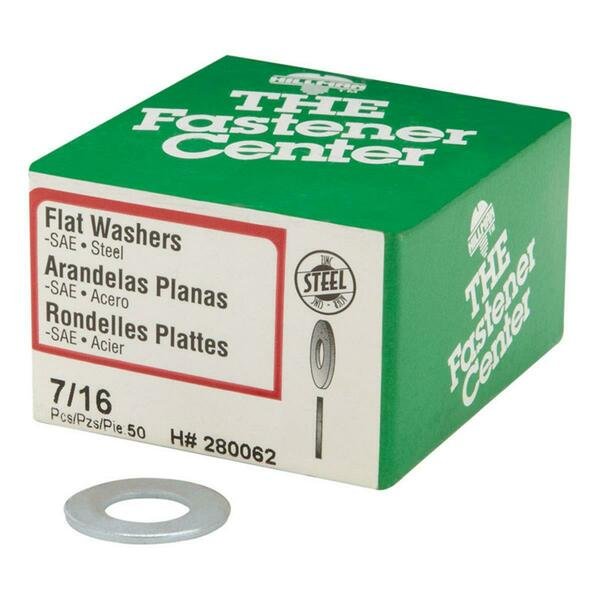 0.48 in. SAE Flat Washer, 50PK, Aceds, Mfr#: 5304563