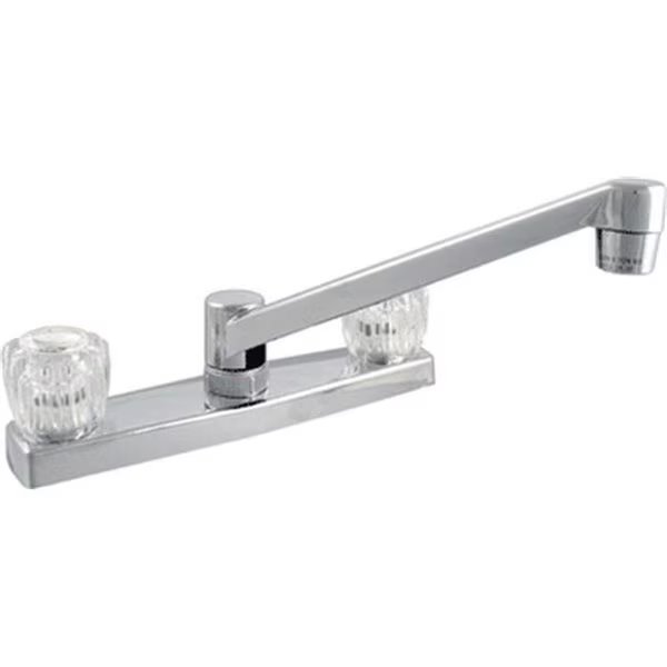 LDR 012 3105CP-CG Chrome Two Handle Kitchen Faucet, Ldr Industries, Mfr#: 012 3105CP-CG