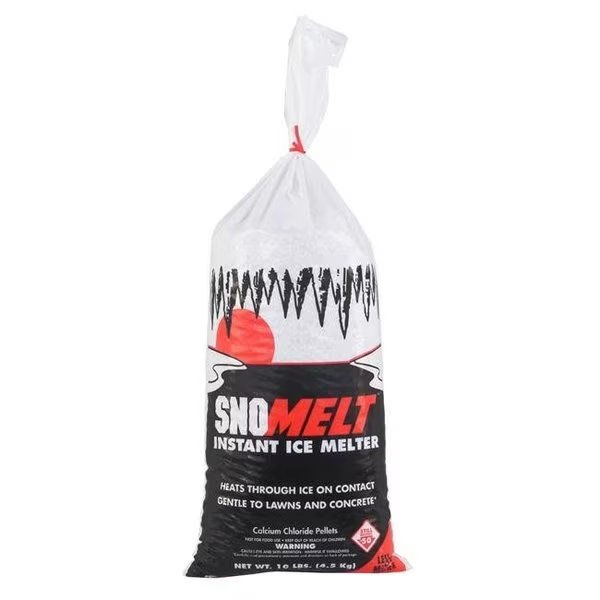 SnoMelt S010BG 10 lbs Calcium Chloride Pellet Bag, Snomelt, Mfr#: S010BG