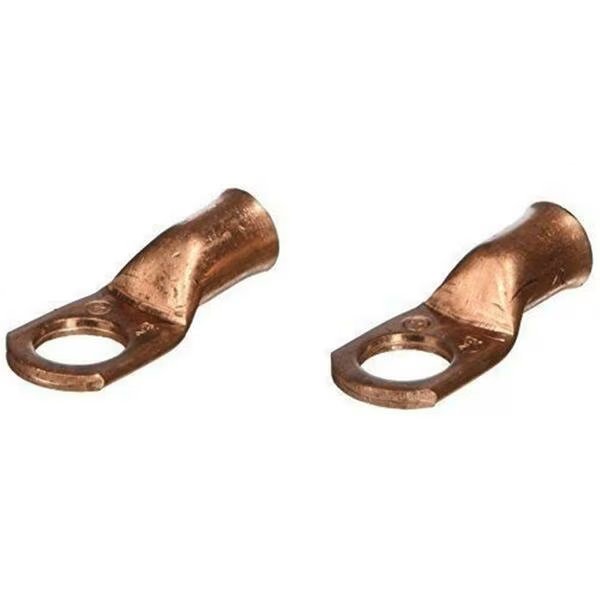 0.5 in. Battery Cable Stud Copper Lug, 2 Gauge, 2PK, East Penn, Mfr#: E6B-545