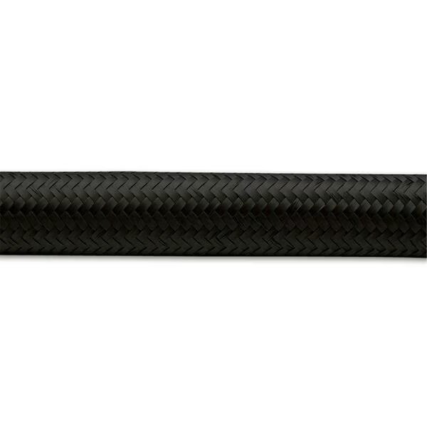 20 ft. 12AN Roll of Black Nylon Braid Flex Hose, Vibrant, Mfr#: 11982