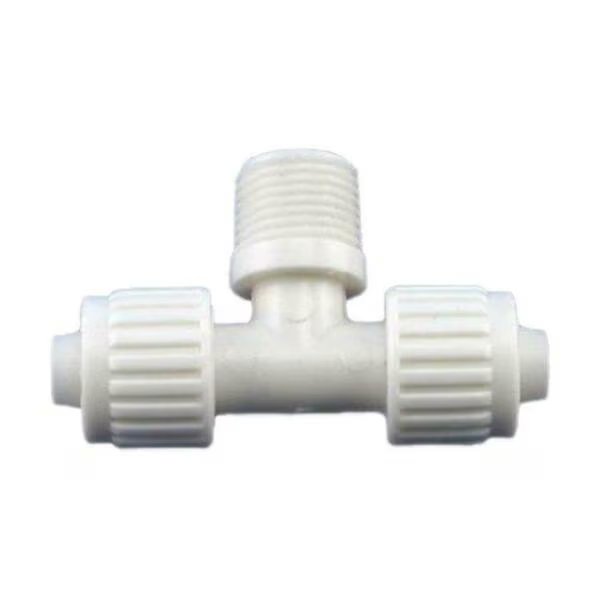 0.5 x 0.5 x 0.5 in. Flair-It Plastic Male Tee, Elkhart, Mfr#: E6G-16822