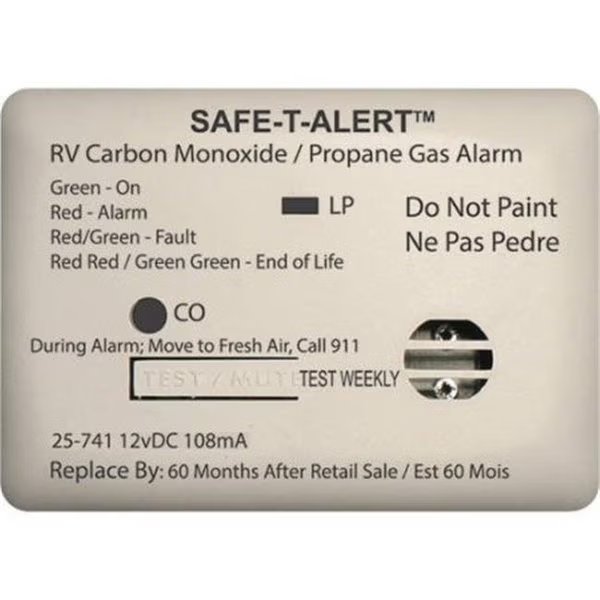 MTI Industry M6T-25741WT 12V 35 Series Safe T Mini Alarm Surface Mount - White, Mti Industry, Mfr#: M6T-25741WT