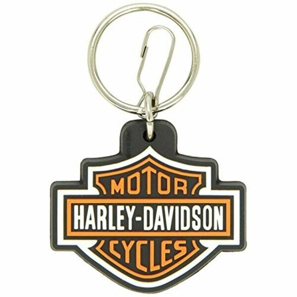 Harley-Davidson Logo Plastisol Key Chain, Plasticolor, Mfr#: P23-004179