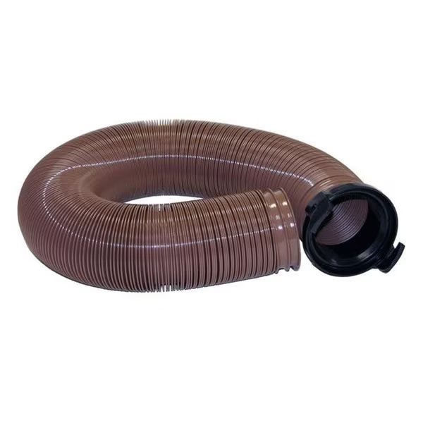 10 ft. EZ Flush Heavy Duty Drain Hose with T1024 - Bronze, Backseat, Mfr#: BA364170