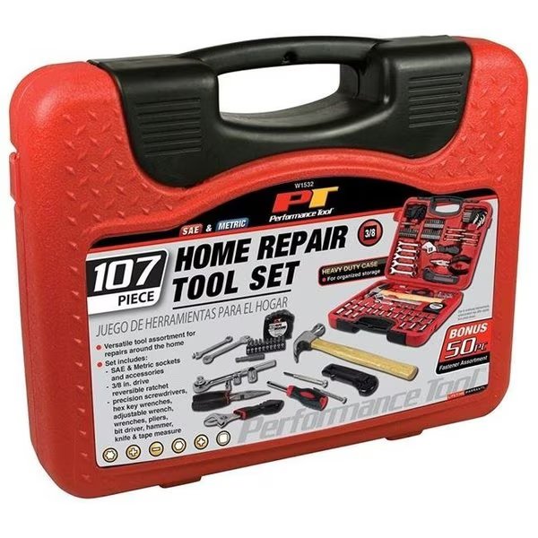 Perform Tool W1532 Home & Auto Tool Set, Perform Tool, Mfr#: PTL-W1532