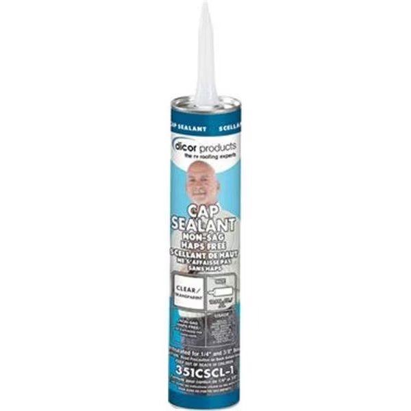 Dicor 351CSCL1 10.3 oz Clear Sealant; Clear, Dicor, Mfr#: D6J-351CSCL1