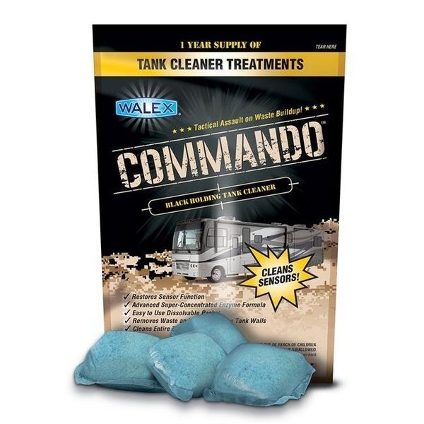 Walex CMDOBG Commando Black Holding Tank Cleaner, Walex, Mfr#: W62-CMDOBG