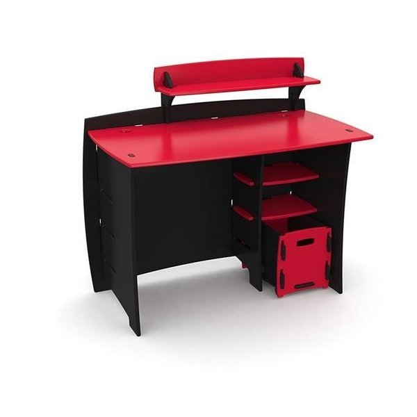 Legare Furniture LEGE-MPRM-209 Kids Complete Desk System Set - Red, Legare Furniture, Mfr#: LEGE-MPRM-209