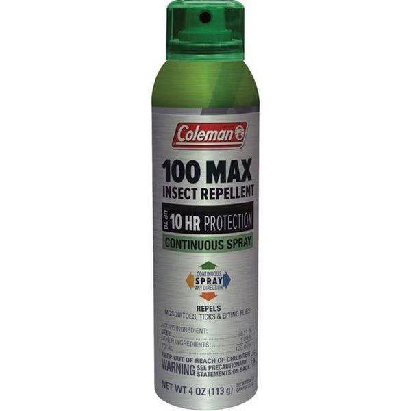 Coleman 372763 100 Percent Maximum Deet Insect Repellent Continuous Spray, Coleman, Mfr#: 372763