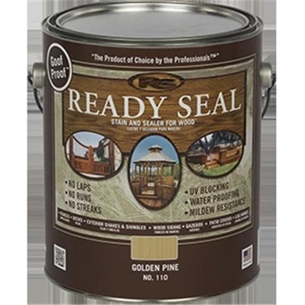 Ready Seal 816078001104 110 1g Stain & Sealer for Wood - Golden Pine, Ready Seal, Mfr#: 816078001104
