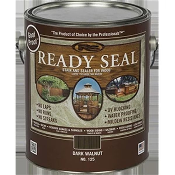 Ready Seal 816078001258 125 1g Stain & Sealer for Wood - Dark Walnut, Ready Seal, Mfr#: 816078001258