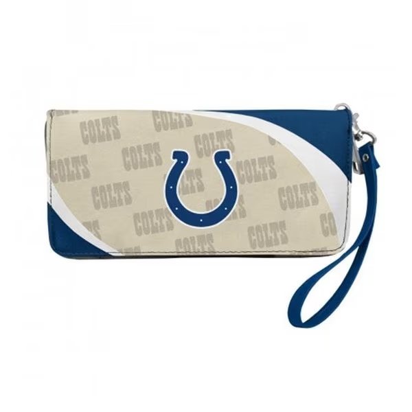 Little Earth 300902-COLT NFL Curve Zip Organizer Wallet; Indianapolis Colts, Little Earth, Mfr#: 300902-COLT