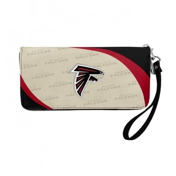 Little Earth 300902-FALC NFL Curve Zip Organizer Wallet; Atlanta Falcons, Little Earth, Mfr#: 300902-FALC