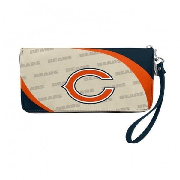 Little Earth 300902-BEAR NFL Curve Zip Organizer Wallet; Chicago Bears, Little Earth, Mfr#: 300902-BEAR