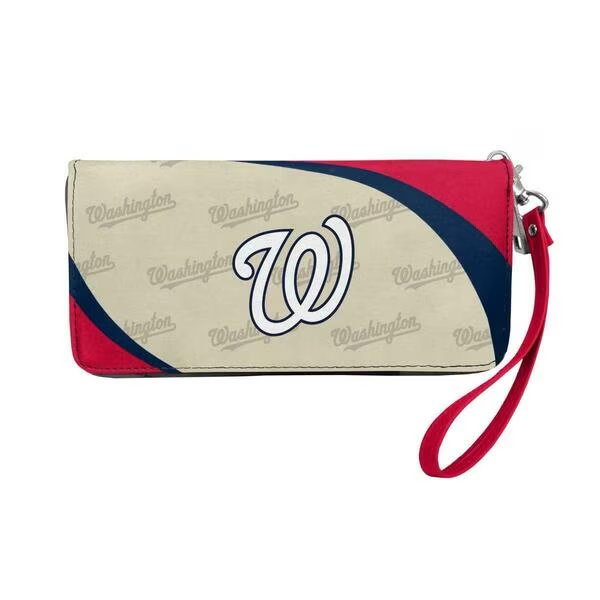 MLB Curve Zip Organizer Wallet - Washington Nationals, Little Earth, Mfr#: 600902-WNAT
