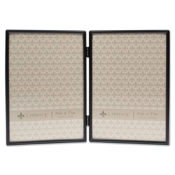 5 x 7 in. Hinged Double Picture FrameBlack, Dare2Decor, Mfr#: DA655968