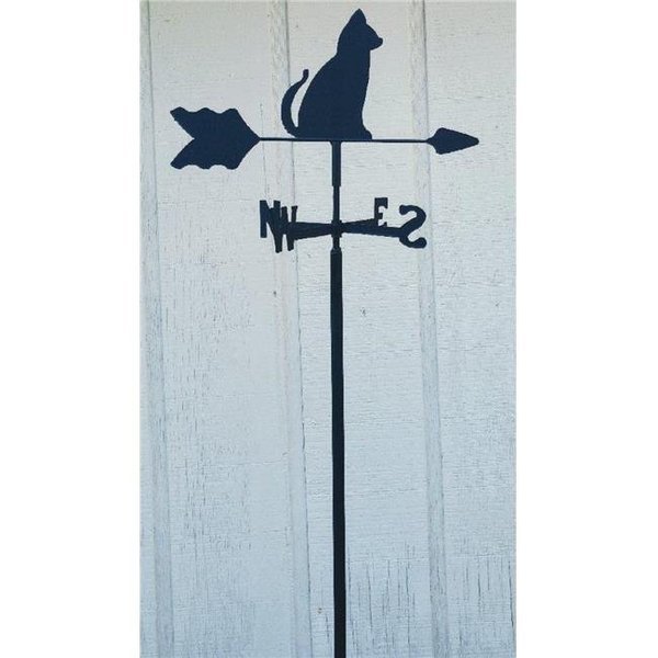 The Lazy Scroll catin Cat Garden Mount Weathervane, The Lazy Scroll, Mfr#: catin