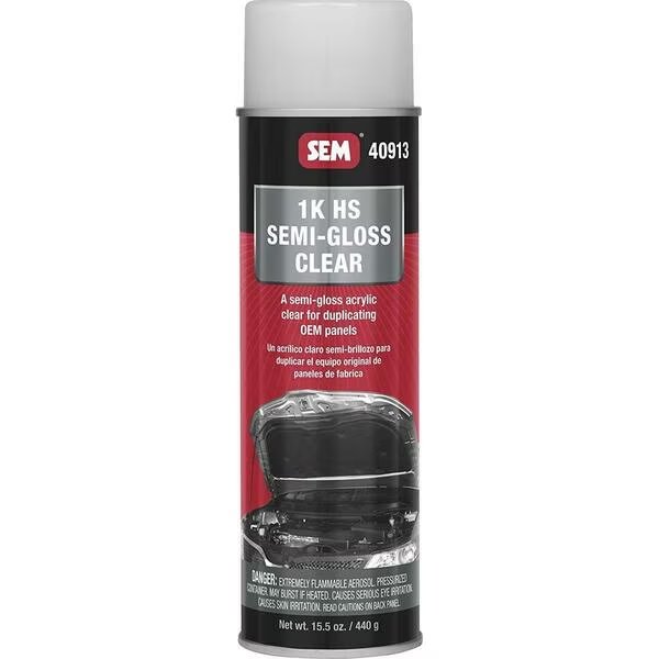 1K HS Semi-Gloss Clear Coat, Sem, Mfr#: SEM-40913