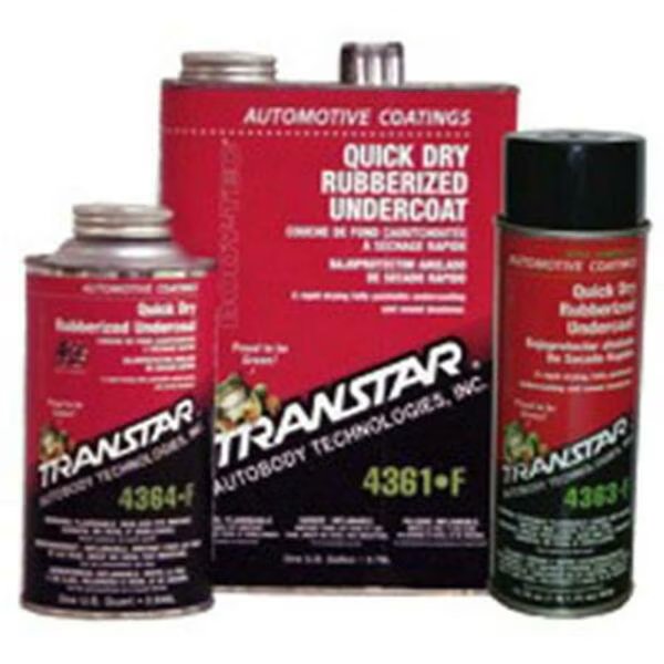 Quick Dry Rubberized Undercoating, Black, Transtar, Mfr#: TRE-4361-F