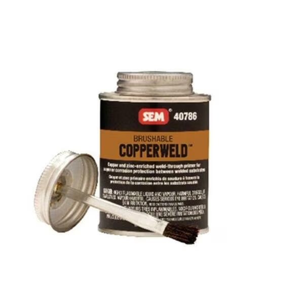 8 oz Brushable Copper Welding Primer Can, Sem, Mfr#: SEM-40786
