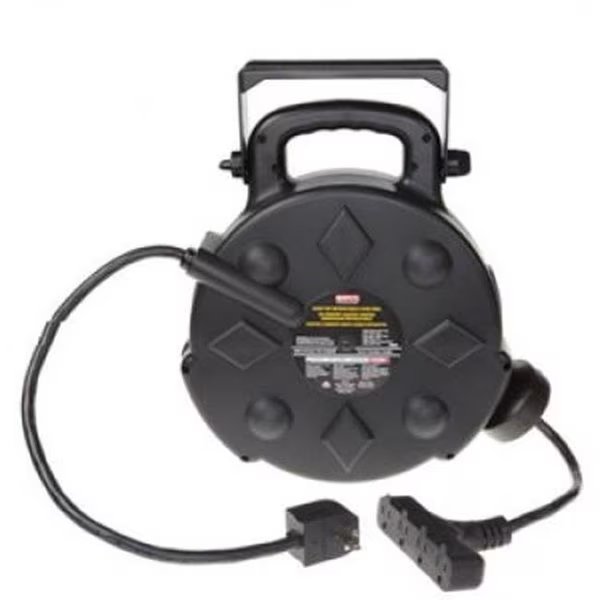 Bayco Products BAY-SL-8906 50 ft. Retractable Cord Reel, Bayco, Mfr#: BAY-SL-8906