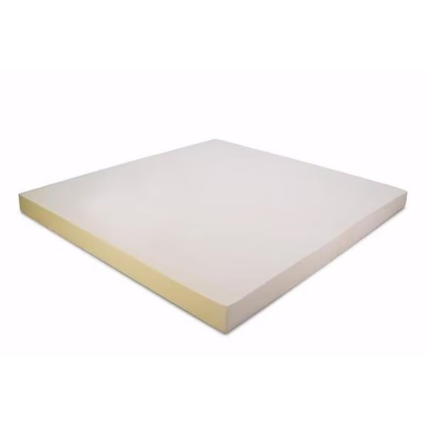 Memory Foam Solutions UBSMSK92W Waterproof Mattress Cover 2 in. Thick King Size 3 lbs Density Visco Elastic Memory Foam Mattress Pad Bed Topper, Memory Foam Solutions, Mfr#: UBSMSK92W