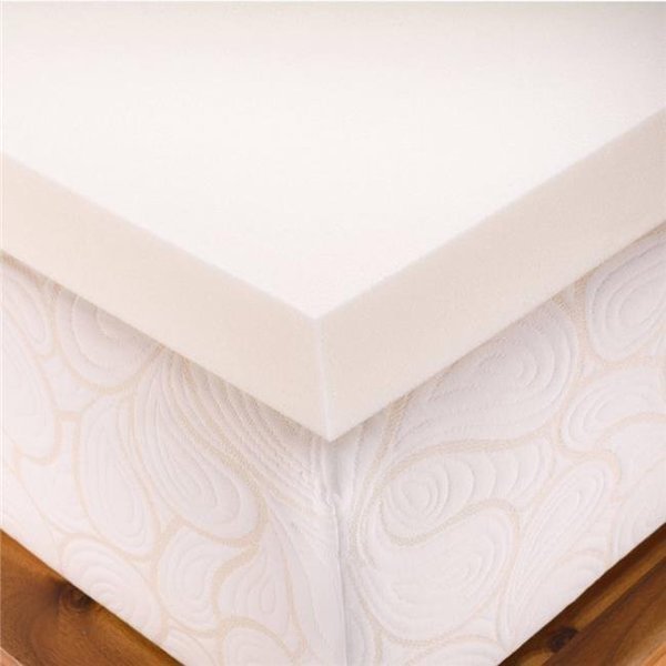 Memory Foam Solutions UBSPUFX3305 5 in. Thick Twin Extra Large Size Firm Conventional Polyurethane Foam Mattress Pad Bed Topper, Memory Foam Solutions, Mfr#: UBSPUFX3305