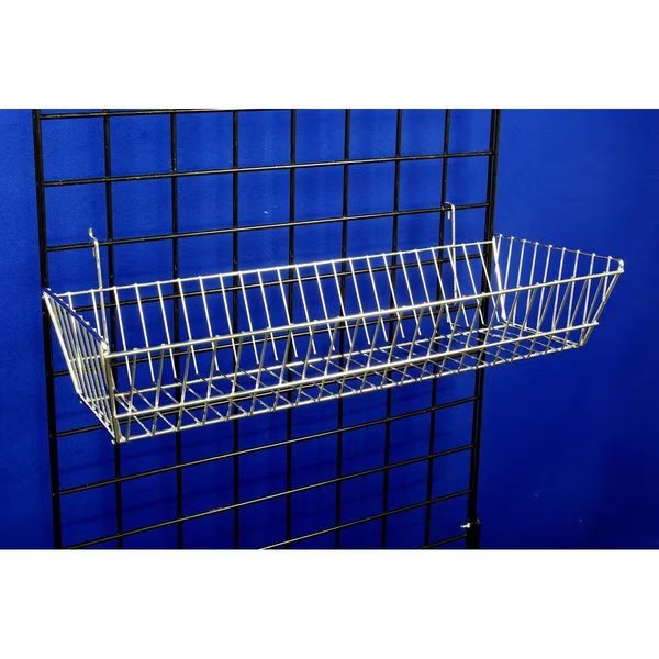 BSK12CH 24 x 10 x 5 in Double Sloping Basket Chrome, Dwellingdesigns, Mfr#: DW1104878