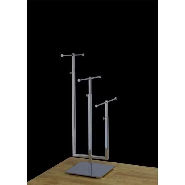 AMKO CSR-3 3-Tier Jewelry Stand; Chrome, Amko, Mfr#: CSR-3