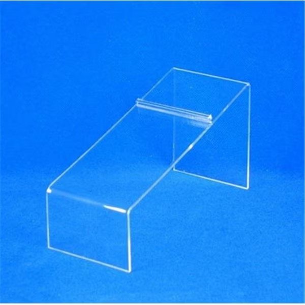 AMKO CTP-20 4 in. Acrylic Angled Shoe Display - Heel Stopper, Amko, Mfr#: CTP-20