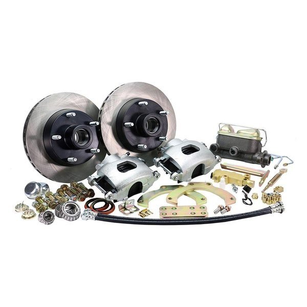 Master Power Brakes DB1550M 5 x 4.5 & 5 x 5.5 in. Bolt Circle Legend Series V2.0 Front Disc Brake Kit for 1965-1967 Ford F100 Pickup, Master Power Brakes, Mfr#: DB1550M