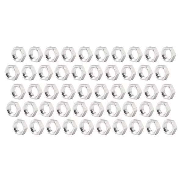 0.62-18 in. Left Hand Steel Jam Nuts, 50PK, Allstar, Mfr#: ALL18293-50