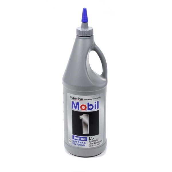 75W-140 Synthetic Gear Lube LS - 1 qt., Mobil 1, Mfr#: MO374614