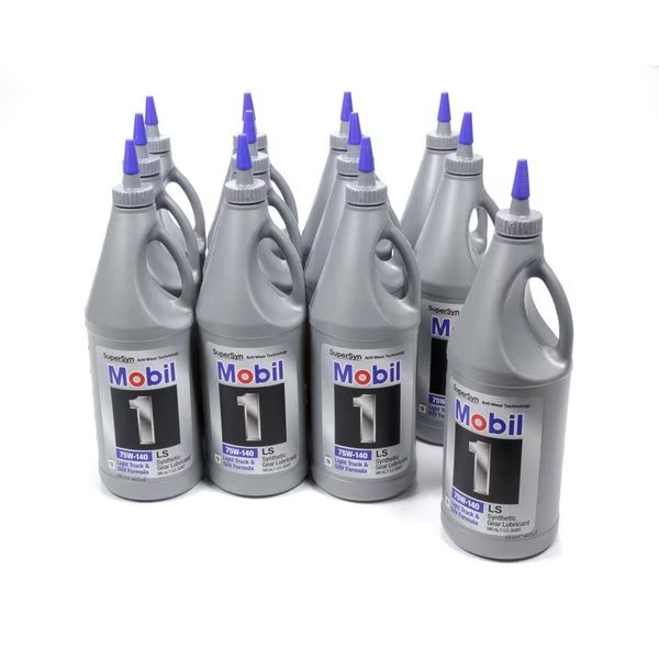 Mobil 1 102490 75W-140 Synthetic Gear Lube - 1 qt. - Case of 12, Mobil 1, Mfr#: MOB102490