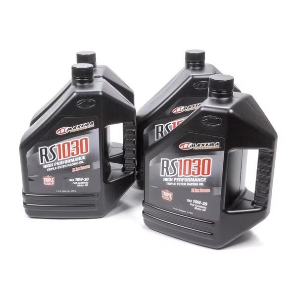 39-019128 10W30 Synthetic Oil Case, 4 x 1 gal RS1030, Maxima Racing Oils, Mfr#: MA374697
